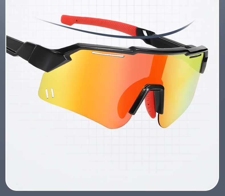 Kaponi Children's Outdoor Cycling Glasses for Boys And Girls, Ultra-Light Sports Sunglasses, UV Protection Polarized Sunglasses for Back-To 17