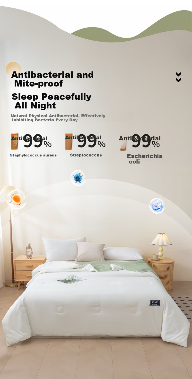Cat Person A Class 10% Soy Summer Cool Quilt Double Skin-Friendly Fiber Quilt Air Conditioning Summer Quilt 200*230cm 2