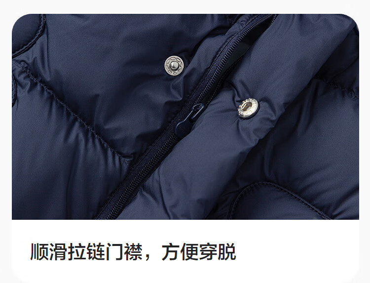 BALABALA Baby Down Vest Boys Loose Stand Collar Jacket 2025 Winter [Mall Same Style] 201425101103 2