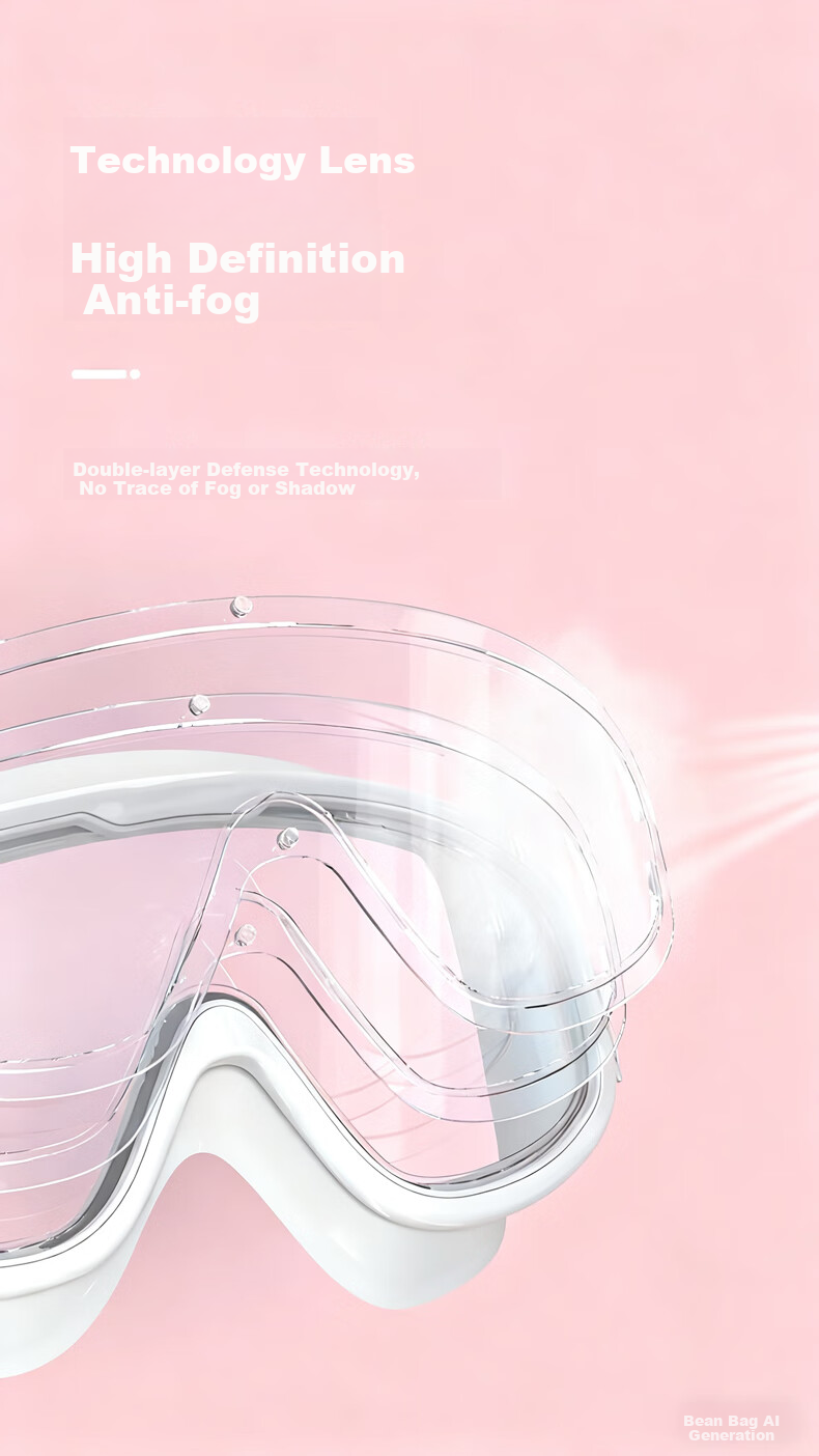 Jiehu Swimming Goggles for Men And Women, Adult High-Definition Anti-Fog Waterproof Large Frame One-Piece Diving Swimming Glasses with Swim Cap Set Swimming Equipment 1