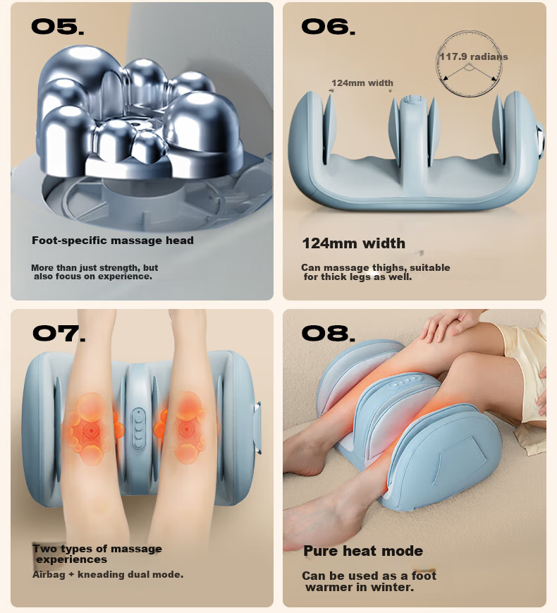MIAOJIE [Mid-Autumn Festival Gift] X5 Leg Massager, Calf Massage Device, Airbag Kneading, Hot Compress, Leg Warmer, Muscle Relaxation, Slimming Leg Massager, Home Use, Practical 6