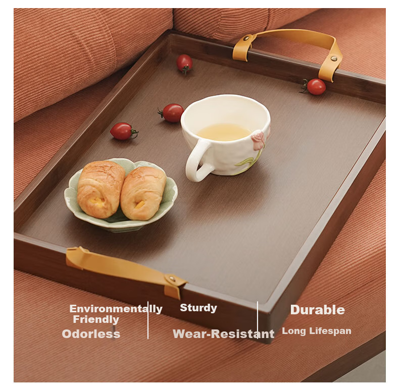 DuLu Foldable Small Coffee Table for Home, Sofa Side Table with Tray, Portable Tea Table, Outdoor Small Side Table 9