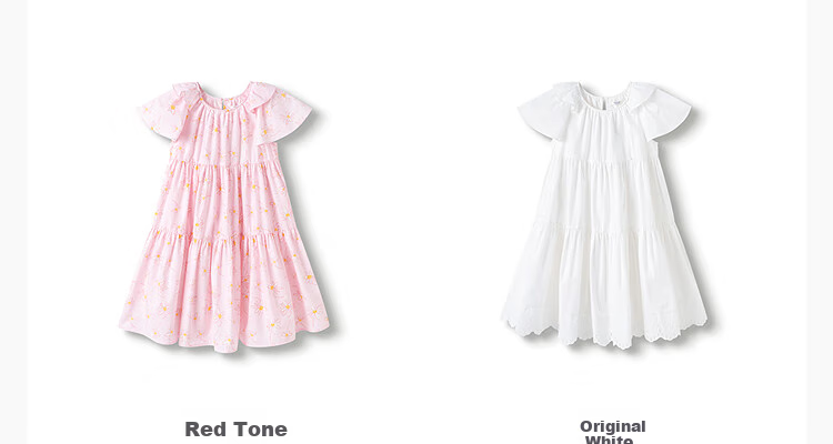 BALABALA Girls Dress Children's Summer 2025 Sweet A-Line Skirt for Big Kids 208225111017 7