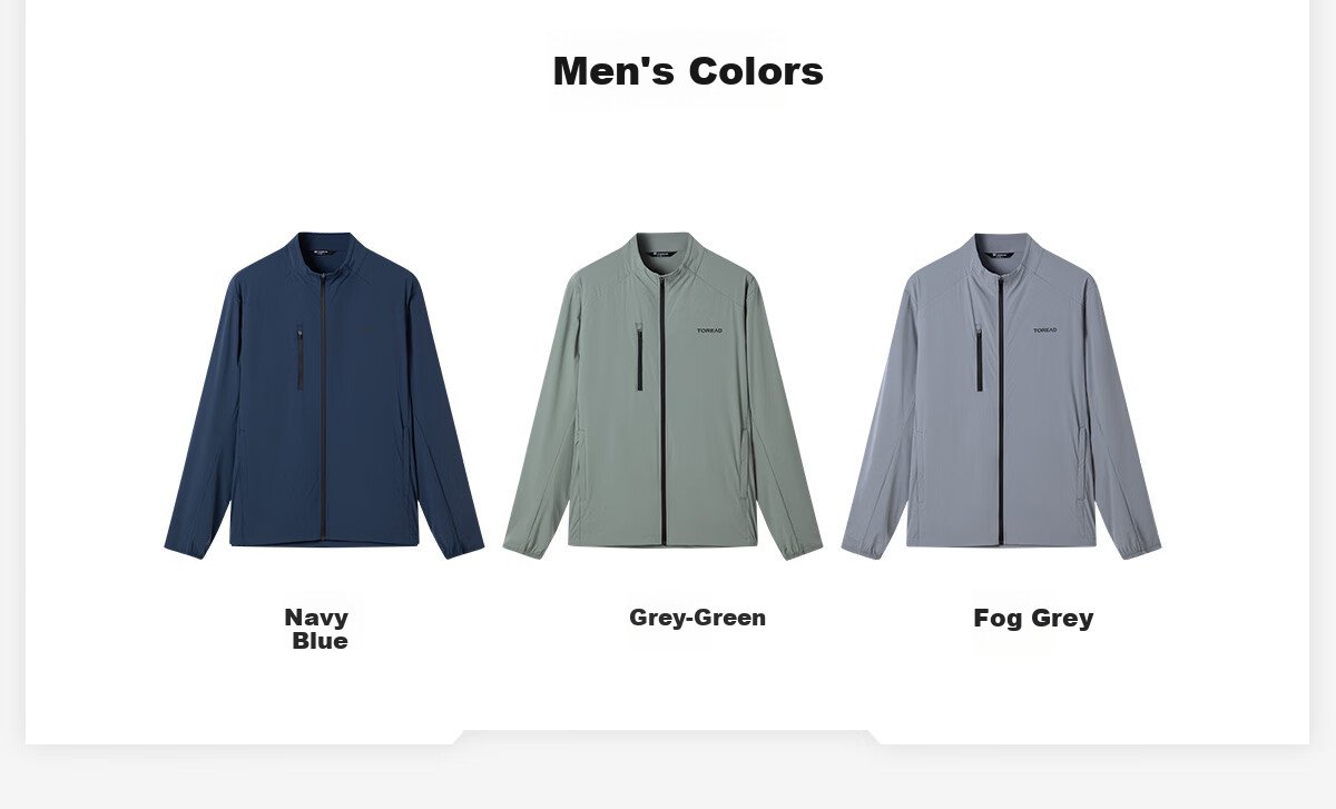 TOREAD Sun Protection Clothing, Spring And Summer Men's Lightweight Breathable UV-Resistant UPF50+, Skin Coat TAZZCN81845 9
