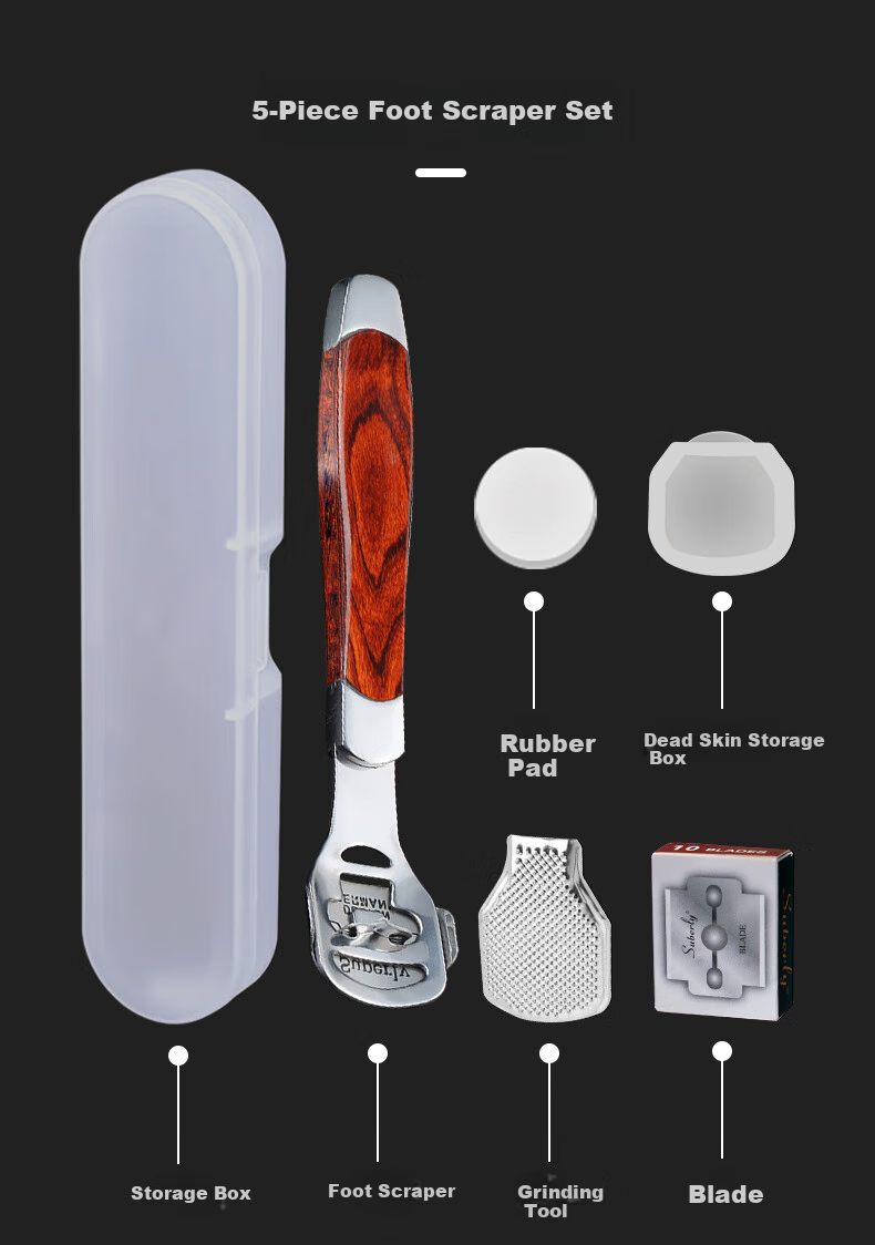 Xingfutang Nano Glass Foot File, Pumice Stone, Pedicure Tool, Dead Skin Remover, Callus Remover for Heel And Foot 8