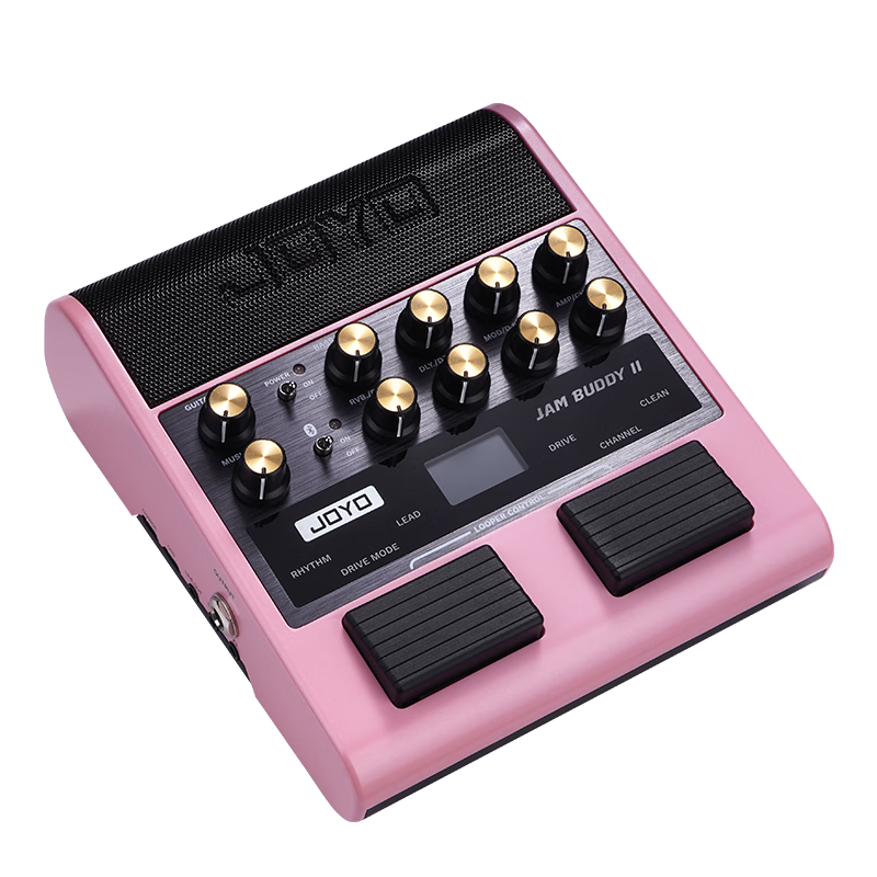 JOYO JAM BUDDY II 2nd Generation Rechargeable Bluetooth Portable Pink Electric Guitar Amplifier Speaker Effects Processor