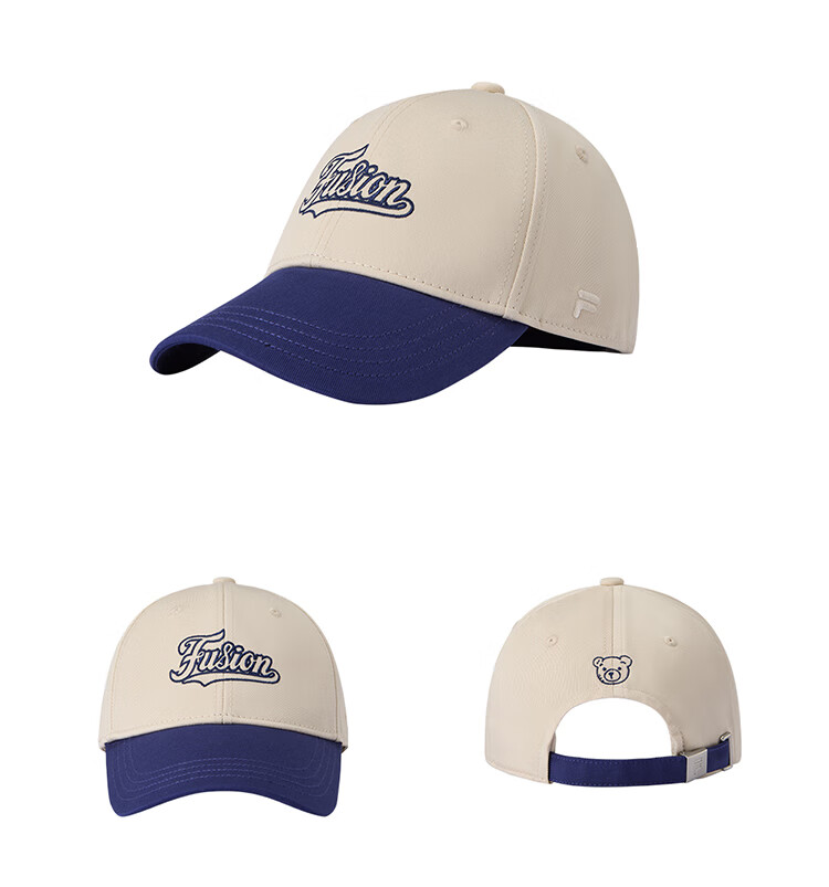 FILAFUSION FILA Trendy Couple's Colorblock Baseball Cap Autumn Sunshade Sports Hat 14