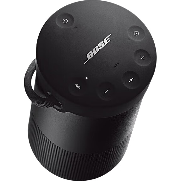 Портативная колонка BOSE SoundLink Revolve+ II, серебристая, 360-градусный звук, водонепроницаемая Bluetooth-колонка для компьютера и телефона, второе поколение