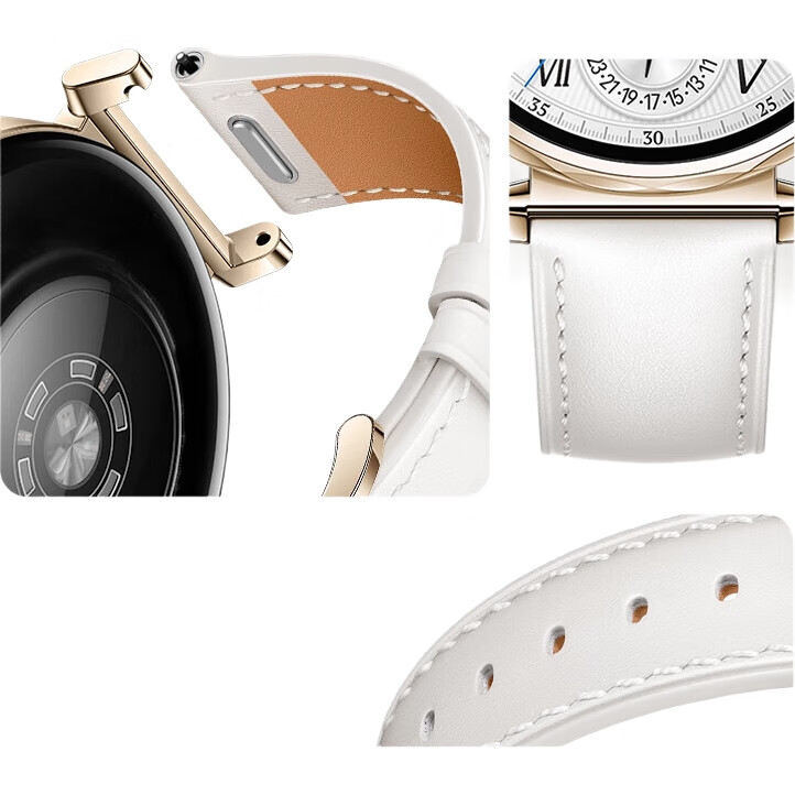 Ремешок Xiaopijiang из натуральной кожи для Huawei Watch GT6/GT4/5 Pro/Watch5, с кнопкой быстрого отсоединения, женский ремешок из коровьей кожи для часов 42/41 мм