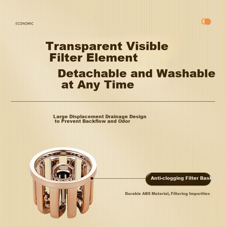 Jiashigao Washing Machine Drain Pipe Connector, Anti-Overflow Floor Drainage Pipe, Sealed Floor Drain Cover 9
