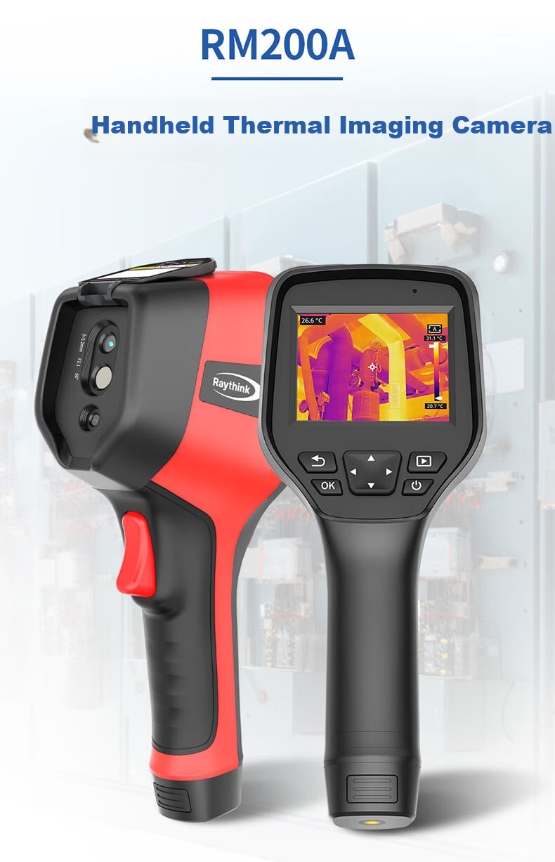 RAYTHINK Thermal Imaging Camera, Infrared Thermal Imager RM200A, Underfloor Heating Leak Detector, Handheld Temperature Meter, Leak Tester 1