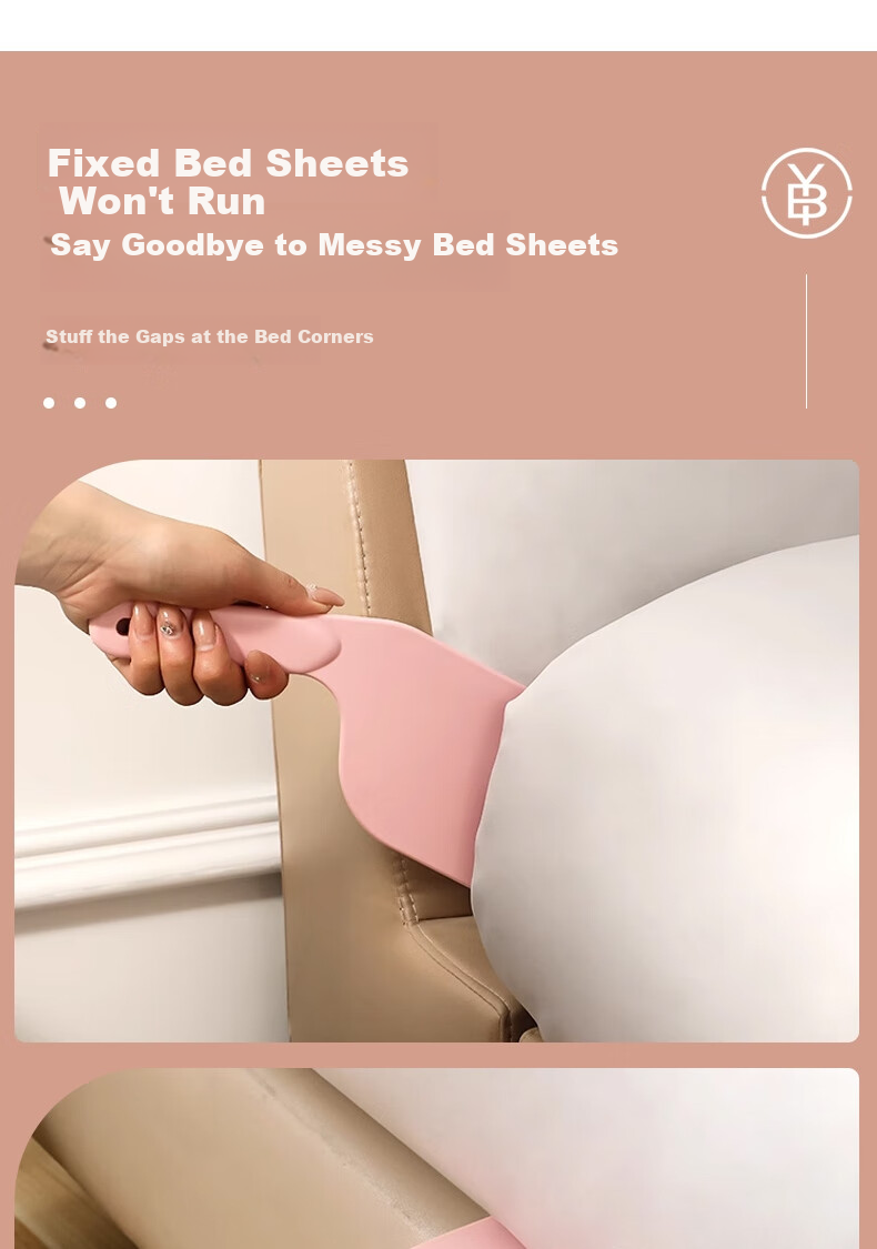 Bingyou Mattress Lifting Device, Easy Bedding Installation Tool, Mattress Gap Fixer, Anti-Slip Mattress Lift Insert 4