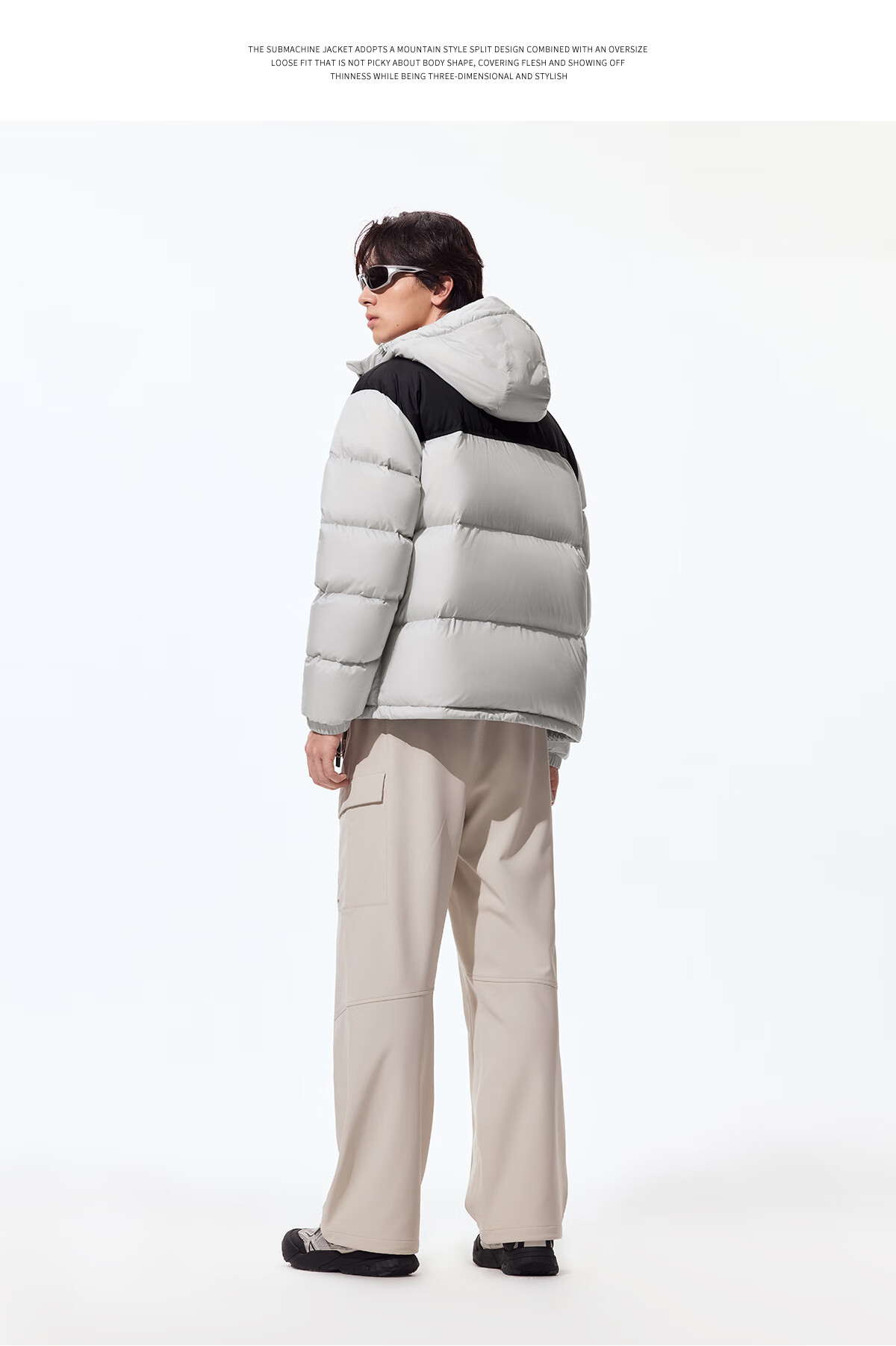 Panda Zhang Yuxi Style "Bubble" Down Jacket Unisex Autumn Winter Thickened Warm Hooded Puffer Coat 144Y5 25