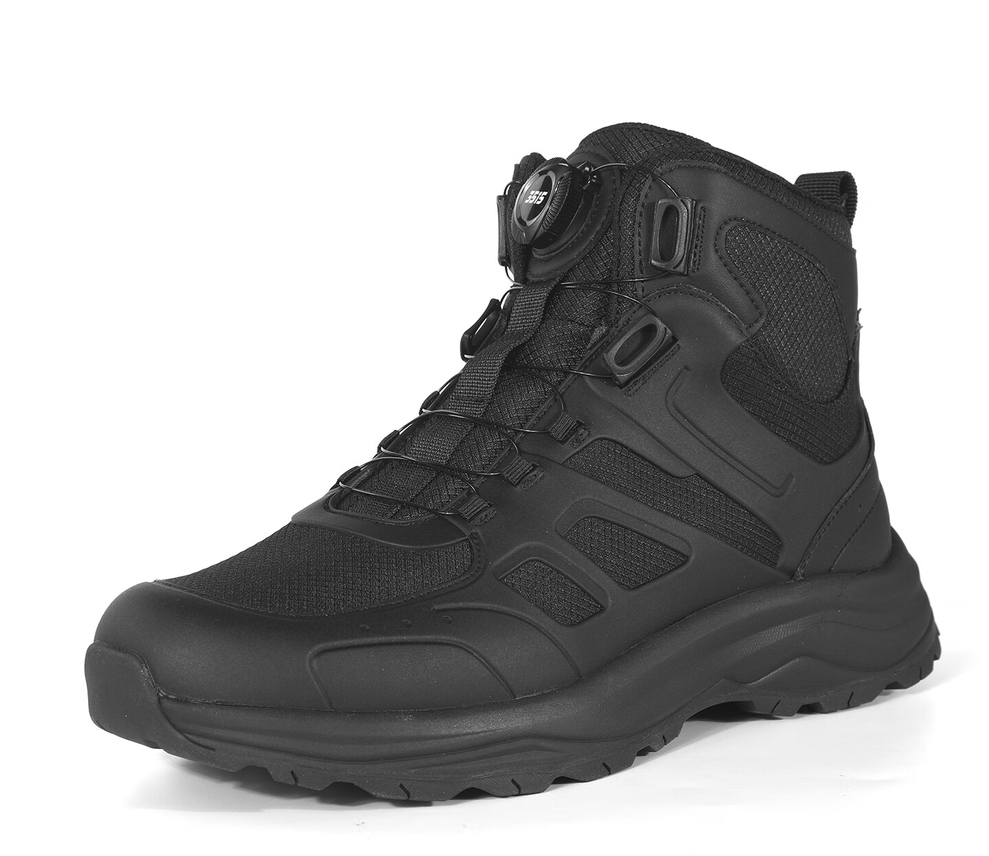 3515 Men's Outdoor Anti-Puncture Hiking Boots Dynamic Waterproof Upper Training Boots Black Size 43 3