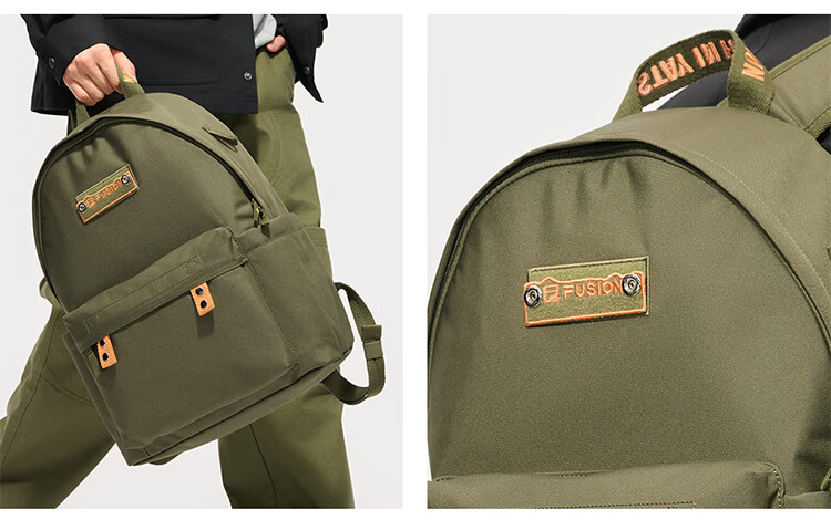 FILA FUSION FILA Trendy Couple's Backpack 2025 Winter Laptop Antibacterial Backpack 6