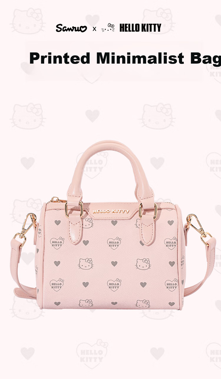 Mesuca X Hello Kitty Women's Handbag, Shoulder Crossbody Bag, Chain Gift Box Set, Birthday Gift for Girls 45