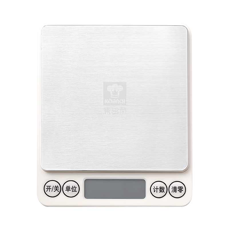Kangbahe Electronic Kitchen Scale, Food Weighing Scale for Baking, Home Use, 0.1g/3kg (Rechargeable Model)