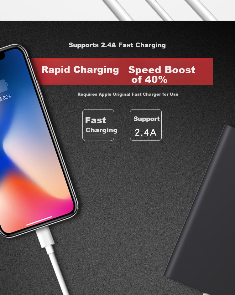 ESCASE Apple Earphone Adapter, Dual Lightning Charging And Music Two-In Audio Converter, Compatible with IPhone 15/14/13 Converter ES-EPA 5
