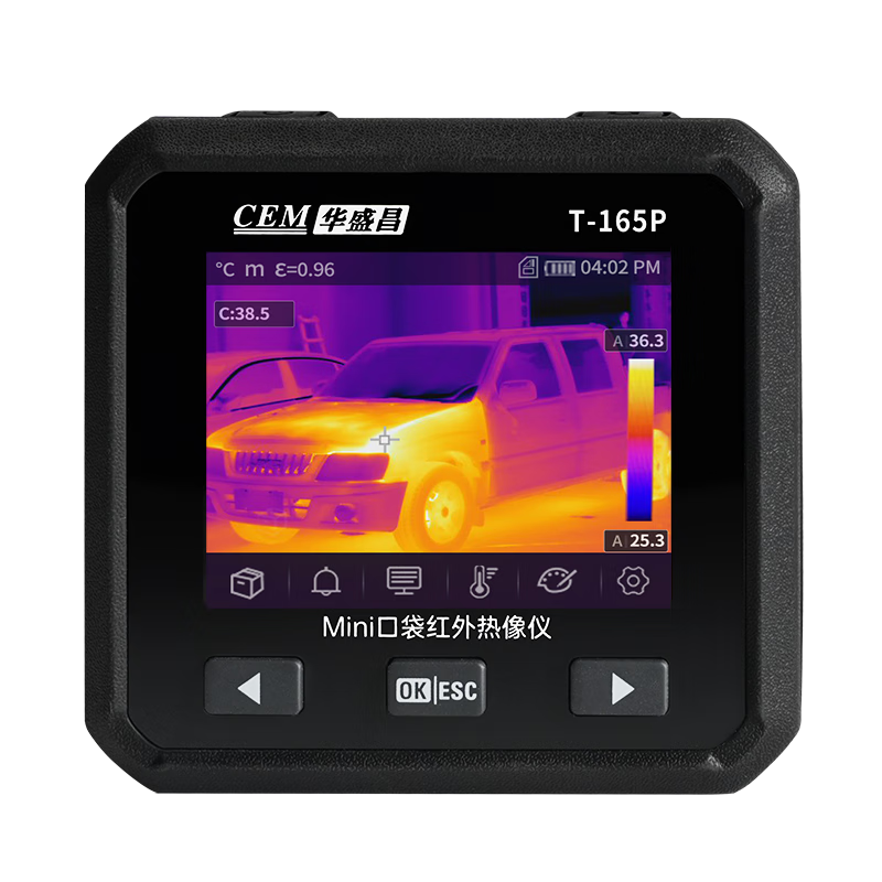 CEM T-165P Infrared Thermal Imager Pocket Thermal Camera Industrial Temperature Measurement Floor Heating Leak Detector Mainboard Inspection Instrument