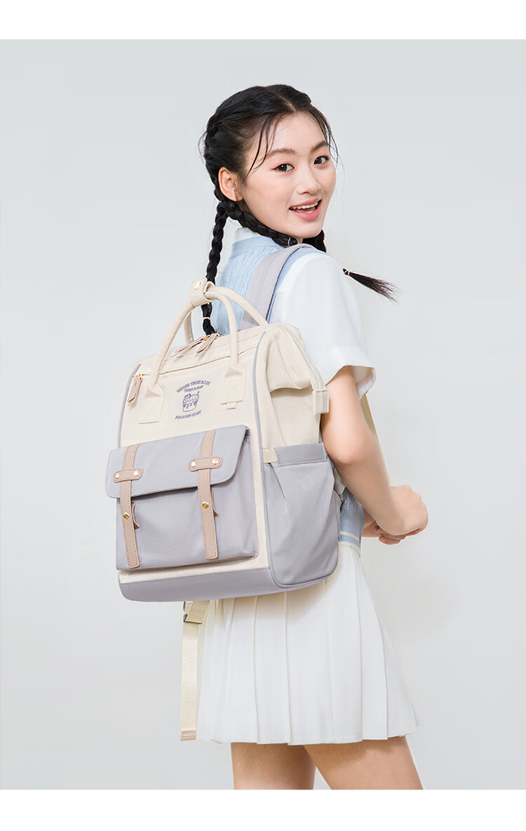 POLO Backpack for Women, Large Capacity School Bag, IPad Laptop Bag, College Student Travel Commuter Backpack, Birthday Gift 24