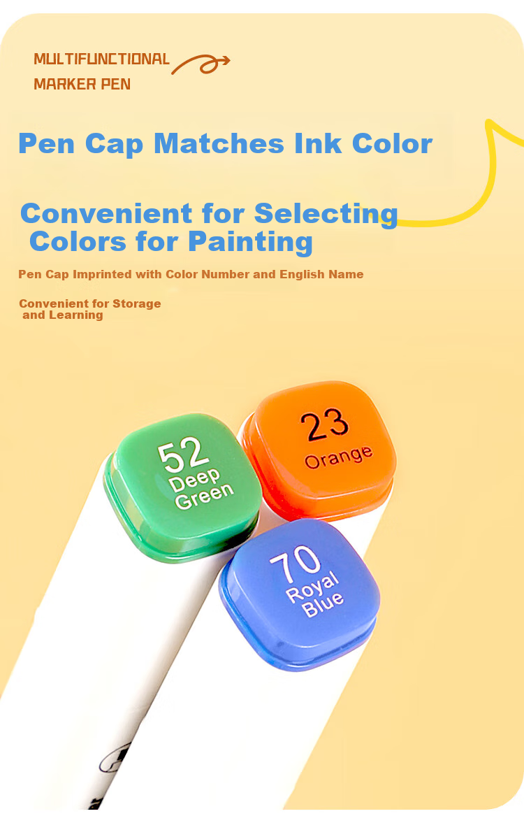 GuangBo Multifunctional Markers, 12 Colors, Washable, Erasable, Water-Based, Children's Colored Watercolor Pens, Double-Ended, Non-Toxic for Elementary School Students And Kindergarten, Specialized Art Brushes, Collection Case with Storage Box H02321 11