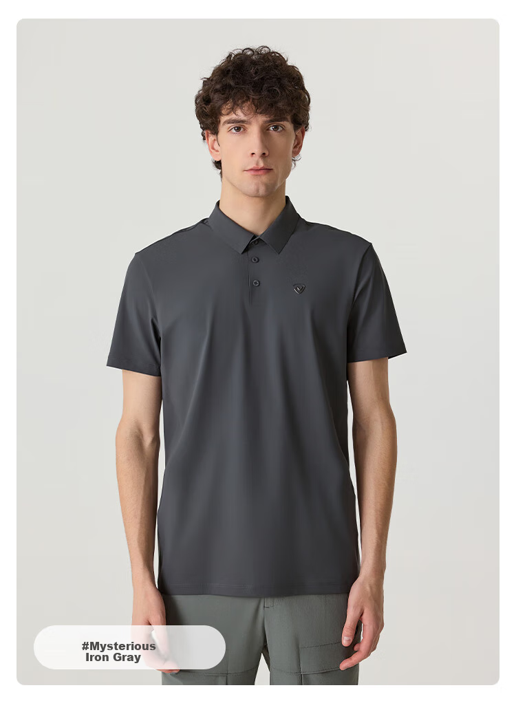 NORTHLAND Men's Collared Short Sleeve T-Shirt, Outdoor Sun Protection, Skin-Friendly, Breathable, Simple And Comfortable Business Polo Shirt 5