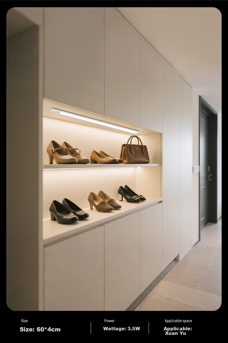 Oppein Smart Sensor Cabinet Wardrobe LED Human Motion Light Bedside Corridor Entrance Light 17