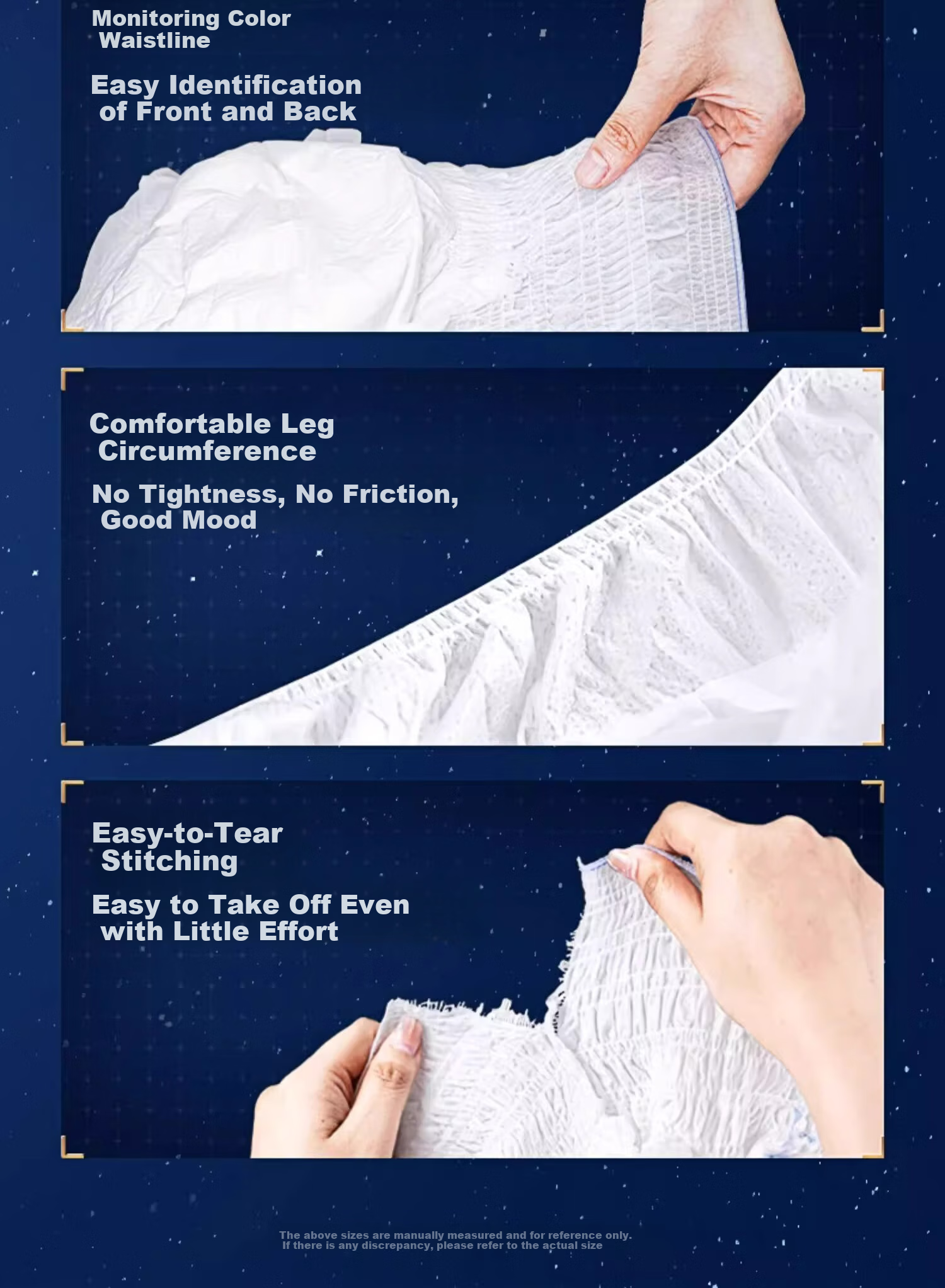 Laolaifu Adult Pull-Up Diapers, Size L, 60 Pieces, Hip Circumference 95-120cm, Elderly Incontinence Pads 12