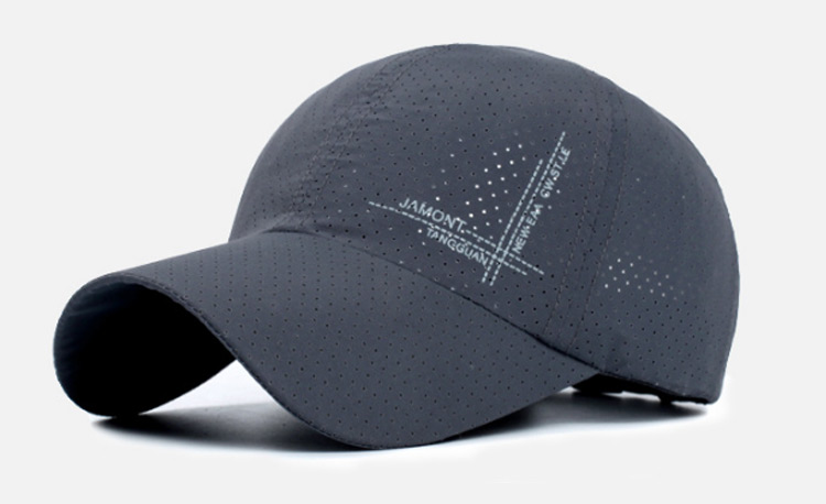 GLO-STORY Baseball Cap for Men, Mesh Quick-Dry Sun Visor Cap MMZ824255 Black 5