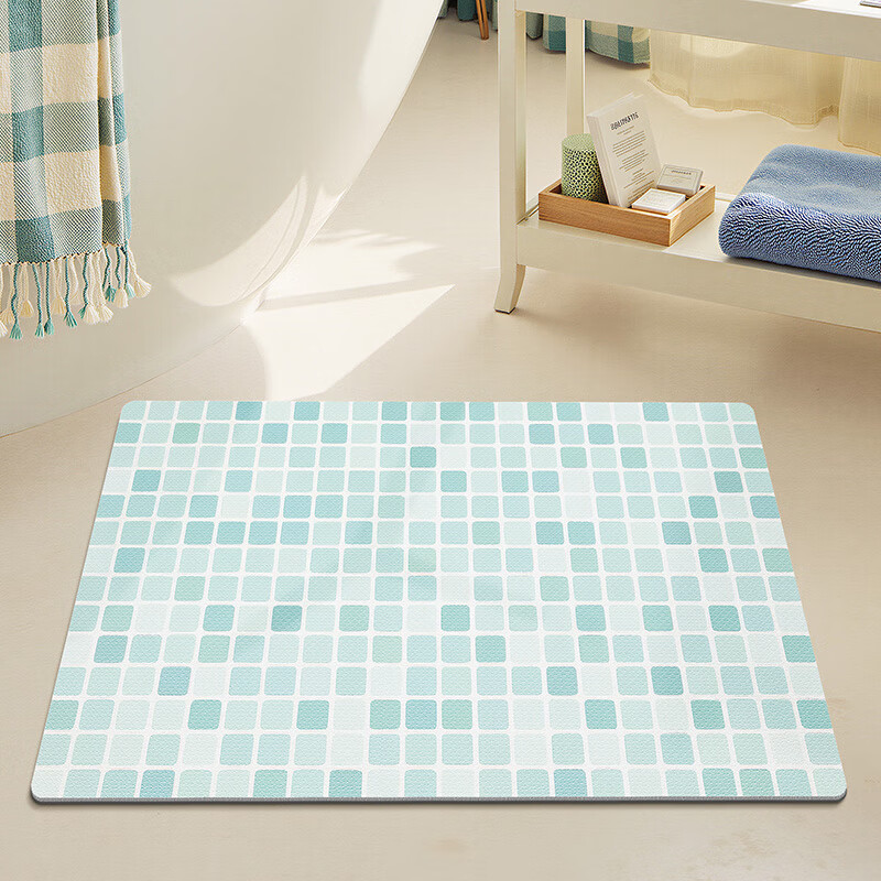 Da Jiang Bathroom Absorbent Non-Slip Mat Toilet Entrance Floor Mat Bathroom Rug 40x60cm