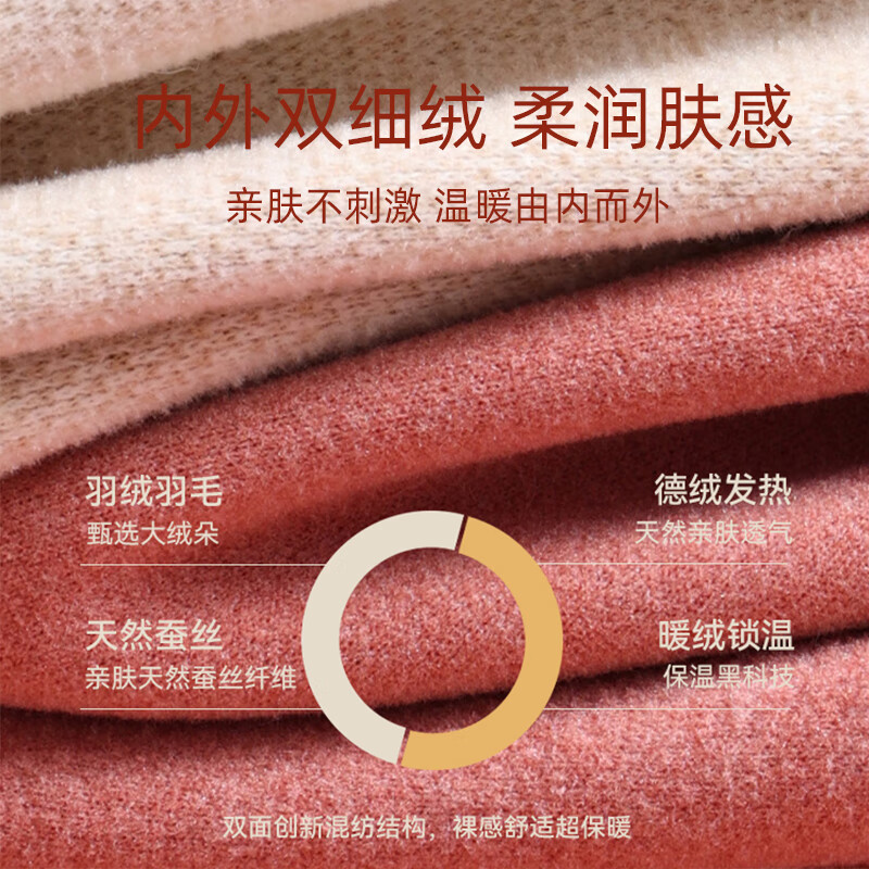 Caiyue High Waist Tummy Control Thermal Pants for Women, German Velvet Silk with Down Insulation, Waist Shaping Fleece-Lined Leggings for Autumn and Winter