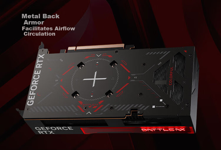 Colorful Battle Axe GeForce RTX 5050 DUO 8GB DLSS 4 Gaming Graphics Card for E-Sports, Ray Tracing, And Game Desig 8