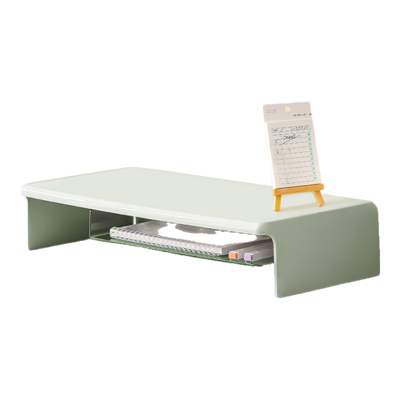Deli Xdomo Series Computer Monitor Riser Stand, Display Laptop Stand Storage Rack, Green XDM32
