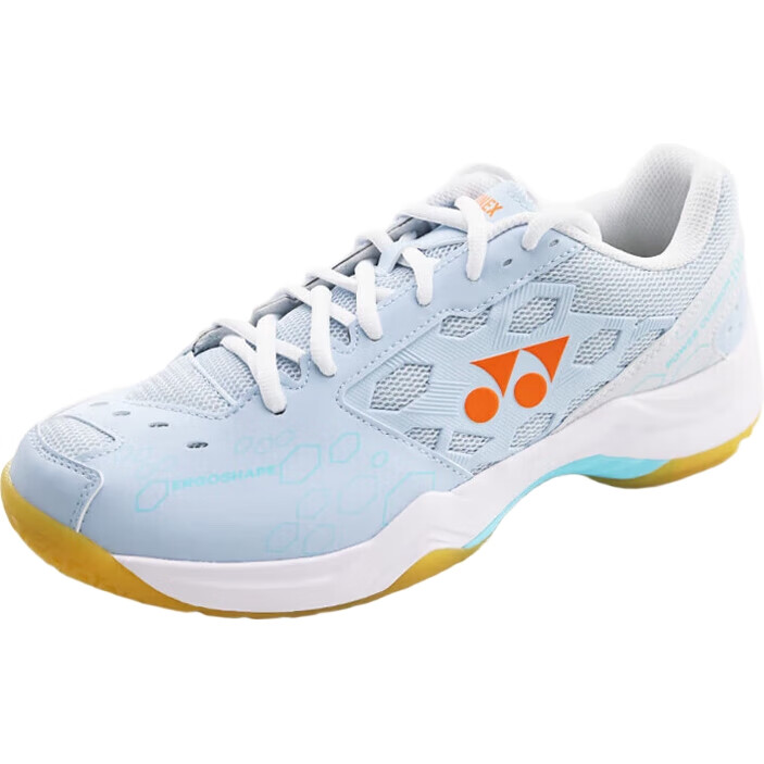 Кроссовки для бадминтона YONEX SHB101CR, мужские и женские, дышащие, амортизирующие, светло-голубые, размер 39