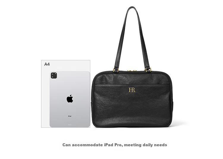 HR Handbag, Women's Bag, Vegetable Tanned Leather, Ladies' Underarm Bag, Light Luxury High-End Shoulder Commuter Bag, Women's Birthday Gift 14