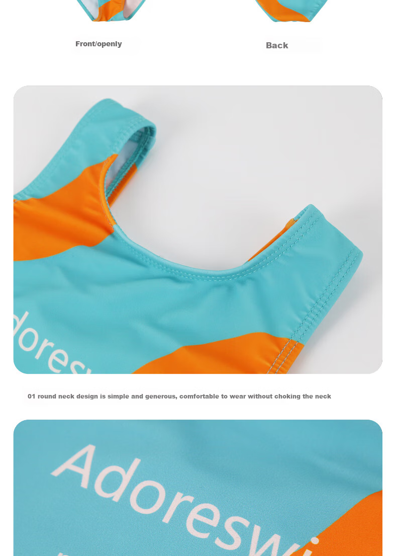 Adoreswim 2024 New Fashion Trendy Cute Style Girls' Summer Swimsuit Set, Two-Piece, Size 105 27