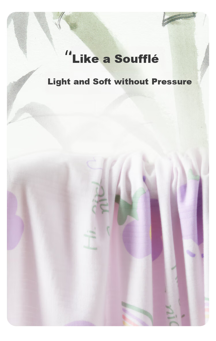 DEESHA [7A Antibacterial Bamboo Fiber Series] Girls' Summer Short-Sleeve Shorts, Big Kids' Loungewear, Skin-Friendly Pajamas 4