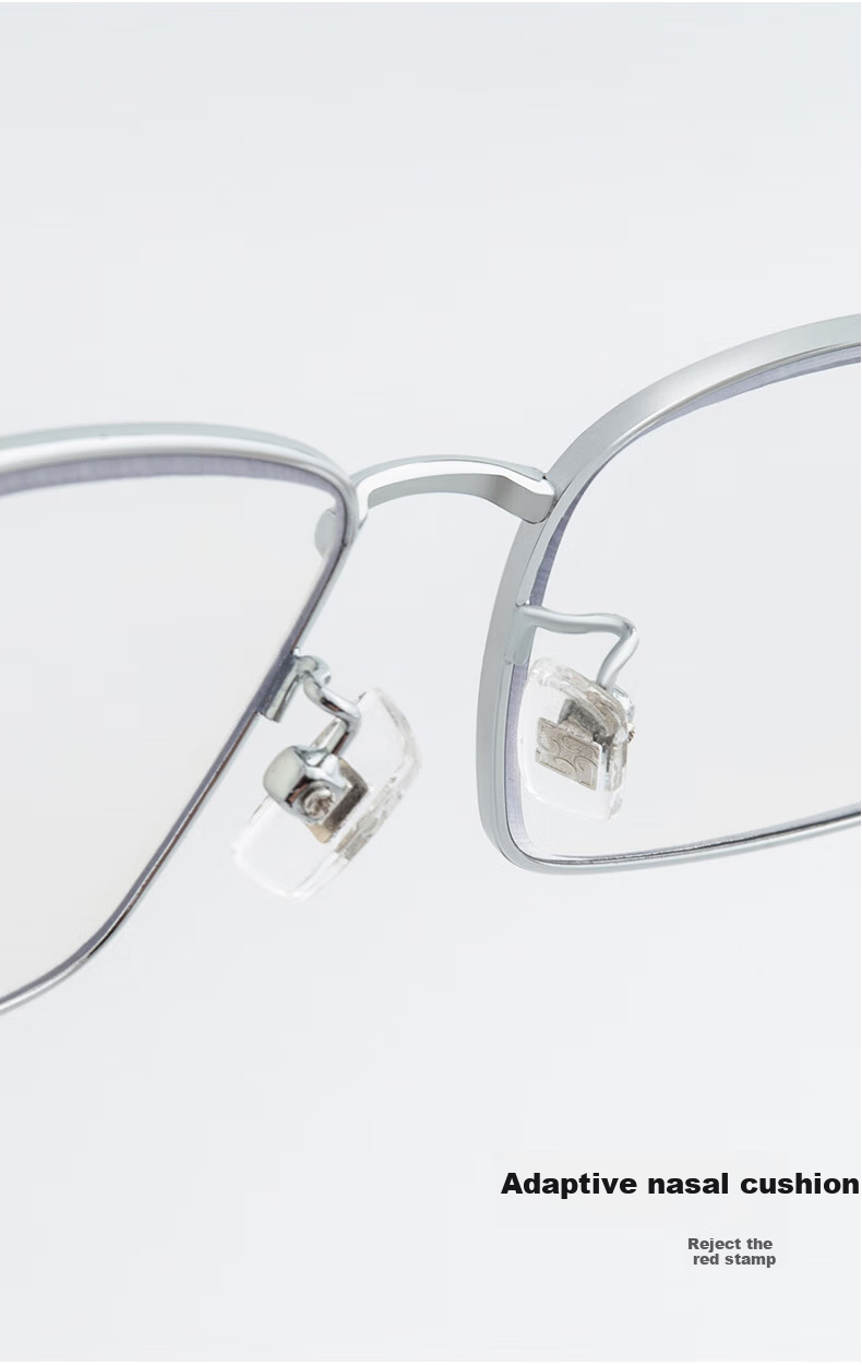 Fushikang Reading Glasses for Men, High Definition Anti-Blue Light Business Fashion Imported High-End Presbyopic Glasses LG007 +350 11