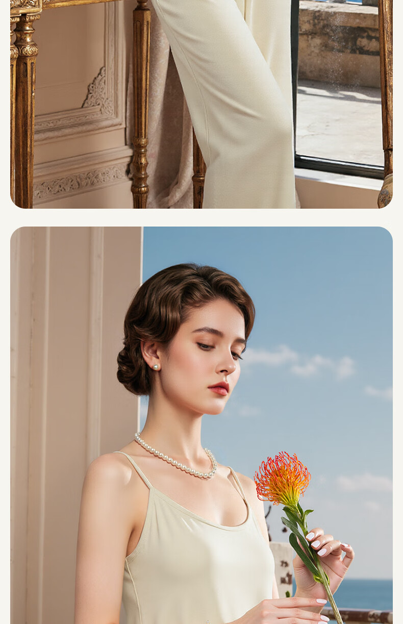 MONTAGUT Modal Vest Women's Lightweight Cool Ice Silk Sexy Camisole Sleepwear White Summer Innerwear Top 12