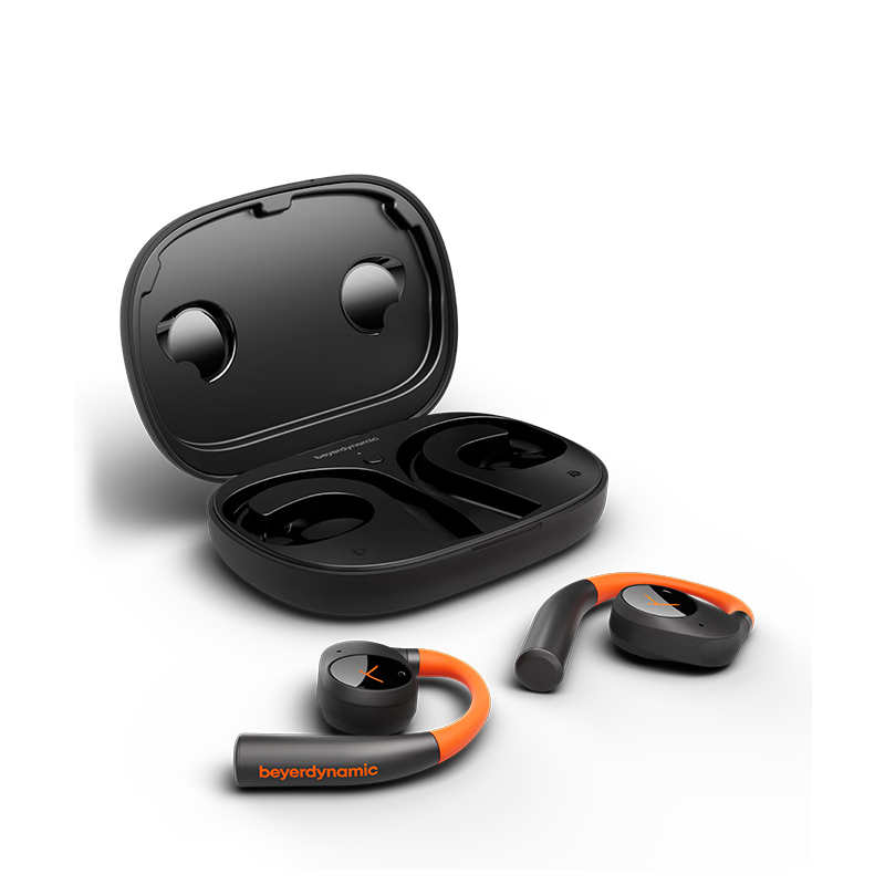 Beyerdynamic VERIO 200 Wireless Bluetooth Open-Ear Headband, Long Battery Life, Comfortable for Sports Running, Suitable for Apple Huawei, Orange-Black Color