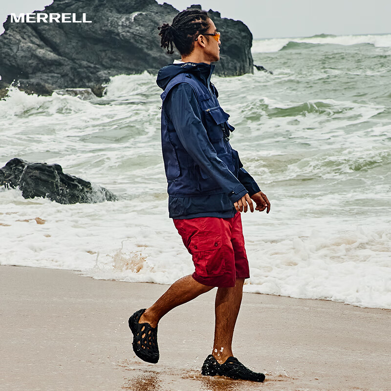Merrell Water Hiking Shoes, Venom Perforated Shoes, Breathable Non-Slip Waterproof Beach Sandals, Outdoor Slip-On River Tracing Shoes for Men, Size 41
