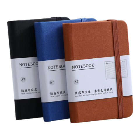 Longe A7 Mini Pocket Notebook Portable Simple Small Memo Pad Customizable Stationery