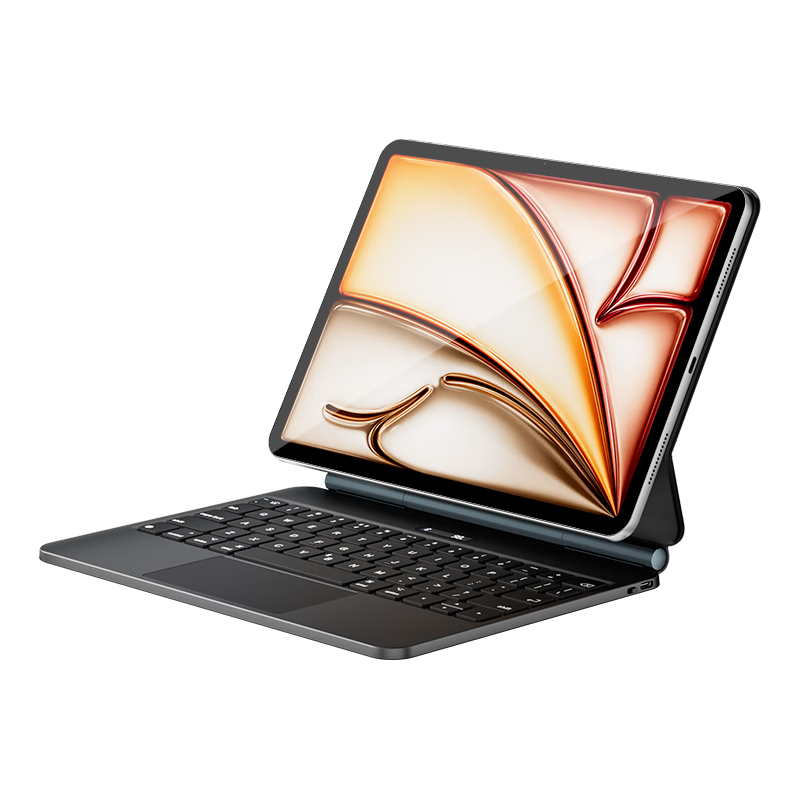 COOLSTART Compatible with IPad Air 8/7/6/5 Pro 2018-2022 Models, 11-Inch Magic Keyboard Magnetic Floating Smart Bluetooth Protective Case for 2026 M4 Apple Tablet, Black