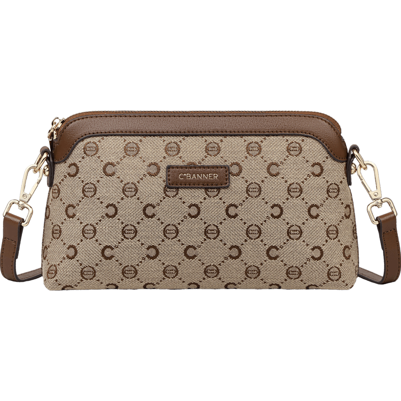 C.BANNER Handbag, Women's Crossbody Bag, Shoulder Printed Phone Bag, Light Luxury High-End Birthday Mother's Day Gift, Practical Present for Mom