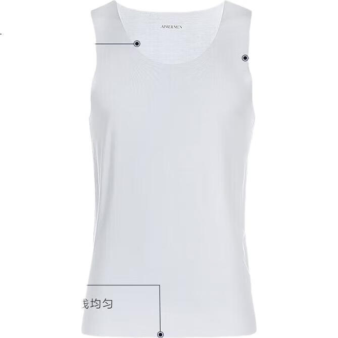 Мужская майка AIMER MEN, бесшовная, из модала, размер XL 175, черный