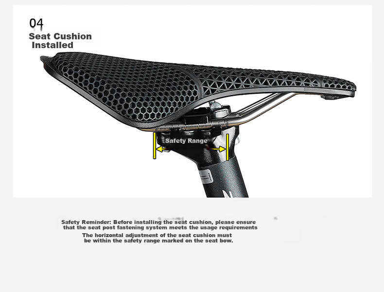 GUB 3D Printed Seat Cushion, Short Nose, Racing Road Mountain Bike Saddle, Cycling Equipment, 1169 18