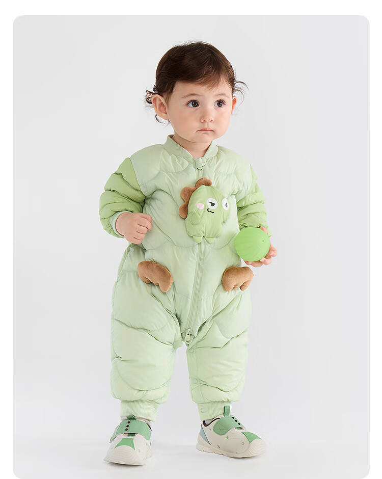 BALABALA Baby Toddler Down Jacket One-Piece Winter Outfit Baby Clothes Outdoor [Mall Same Style] 200425120201 7