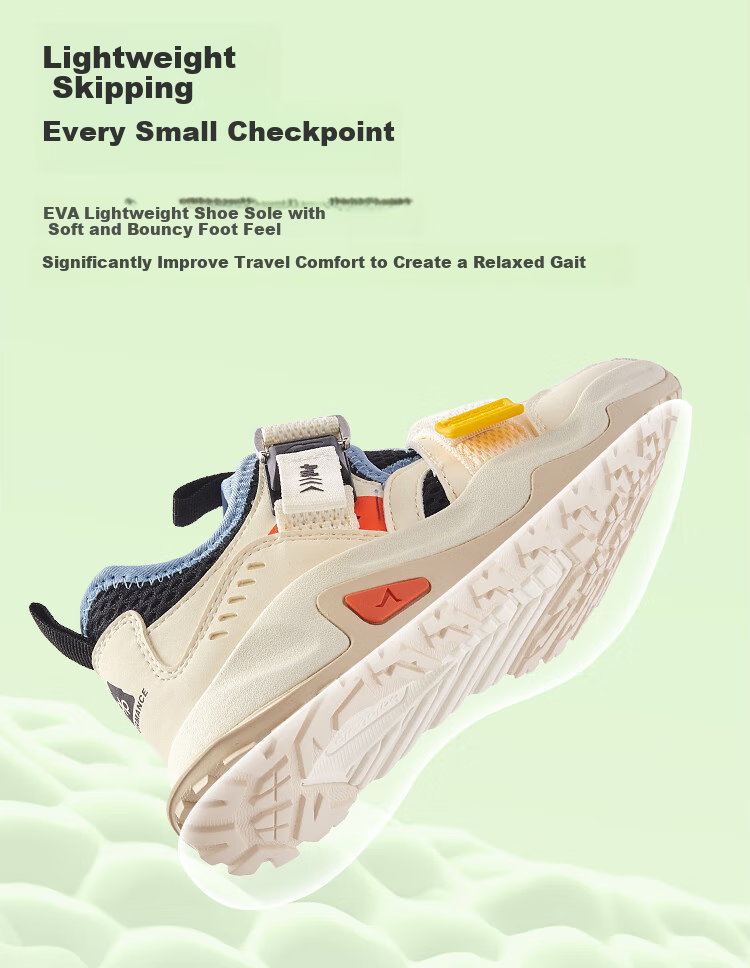BALABALA Children's Sports Sandals, Boys And Girls Shoes, Breathable Summer New Mesh Dad Shoes 4