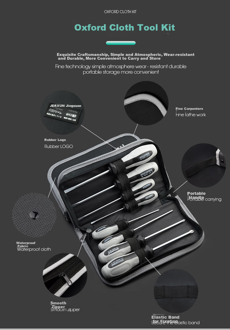 JERXUN Screwdriver Set, Phillips And Flathead Screwdrivers, Magnetic Household Small Screwdriver Set, Industrial-Grade Screwdriver Tool Kit 3