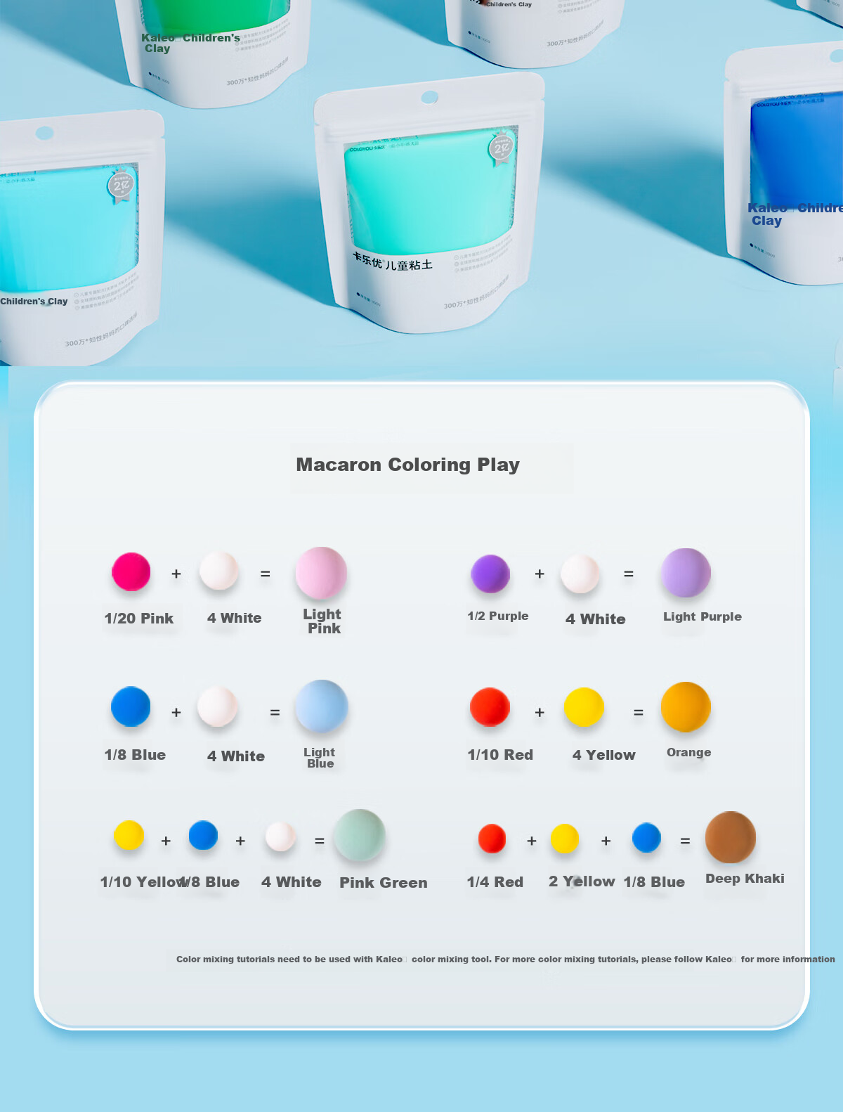 Coloyou 24-Color Ultra-Light Clay, Children's Self-Operated Toy, Handmade DIY Colored Clay, Play Dough, Non-Toxic Transparent Box for Students 10